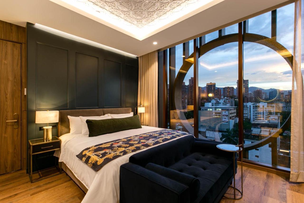 Hotel Marquee Medellín Exterior foto A bedroom at the hotel