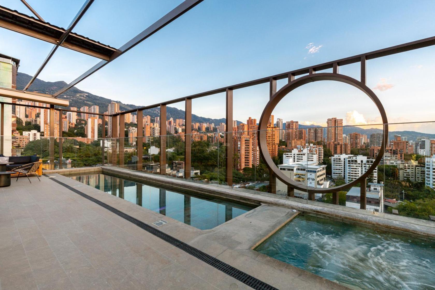 Hotel Marquee Medellín Exterior foto View from the rooftop